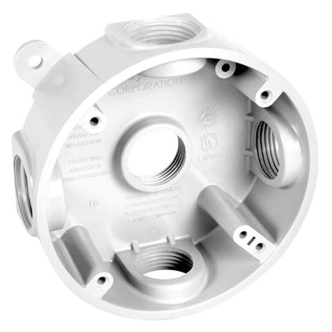 round white plastic junction box|outlet for round ceiling box.